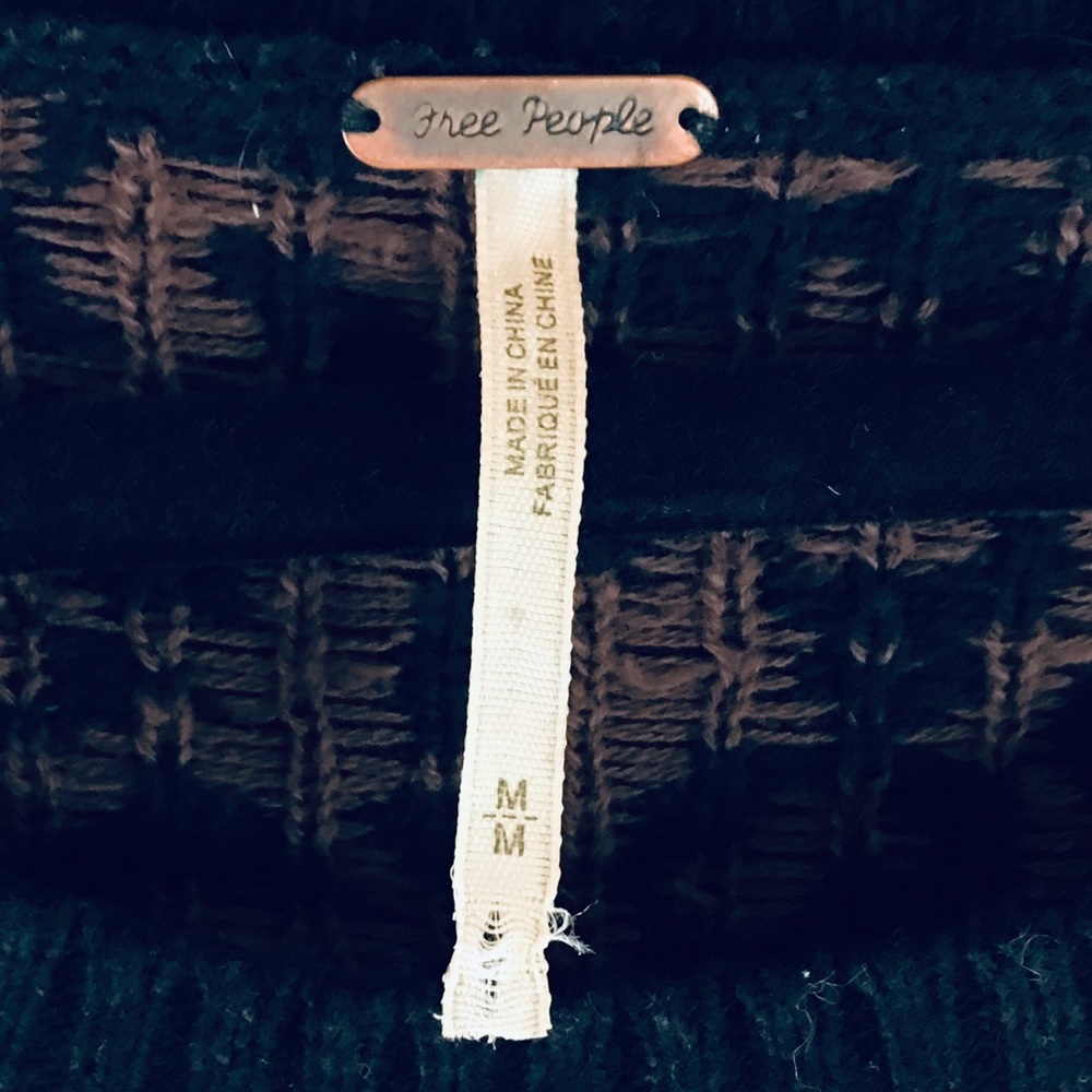 Free People Chic Leopard Print Loose Fit Sweater - Picture 4 of 8
